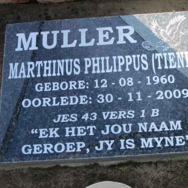 MULLER Marthinus Philippus 1960-2009