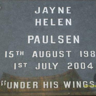 PAULSEN Jayne Helen 1989-2004