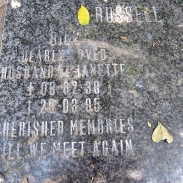 RUSSELL Bill 1938-1995