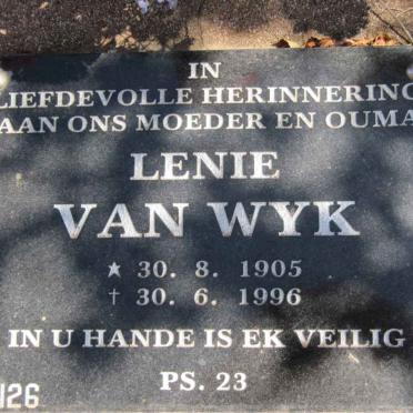 WYK Lenie, van 1905-1996