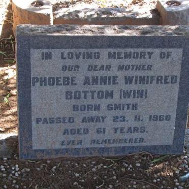 BOTTOM Phoebe Annie Winifred nee SMITH -1960