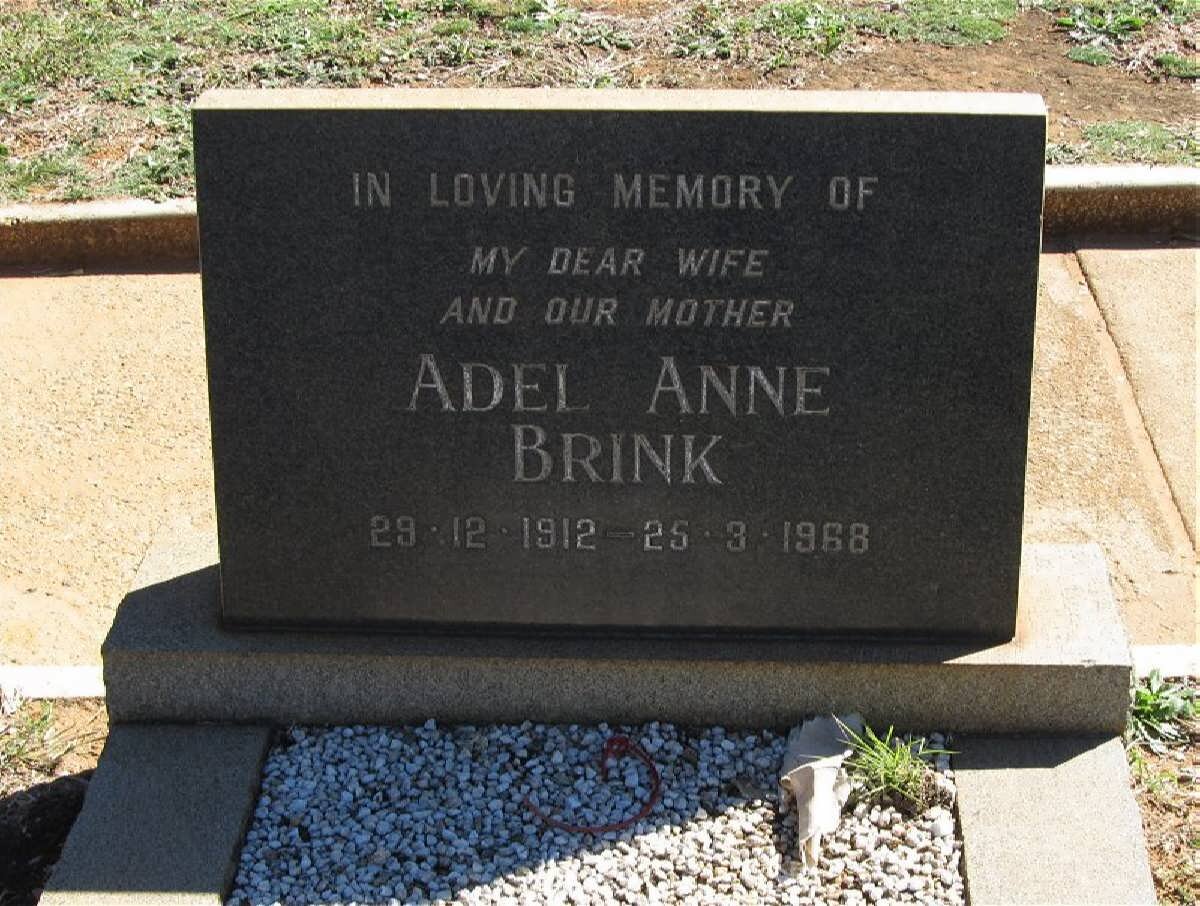 BRINK Adel Anne 1912-1968