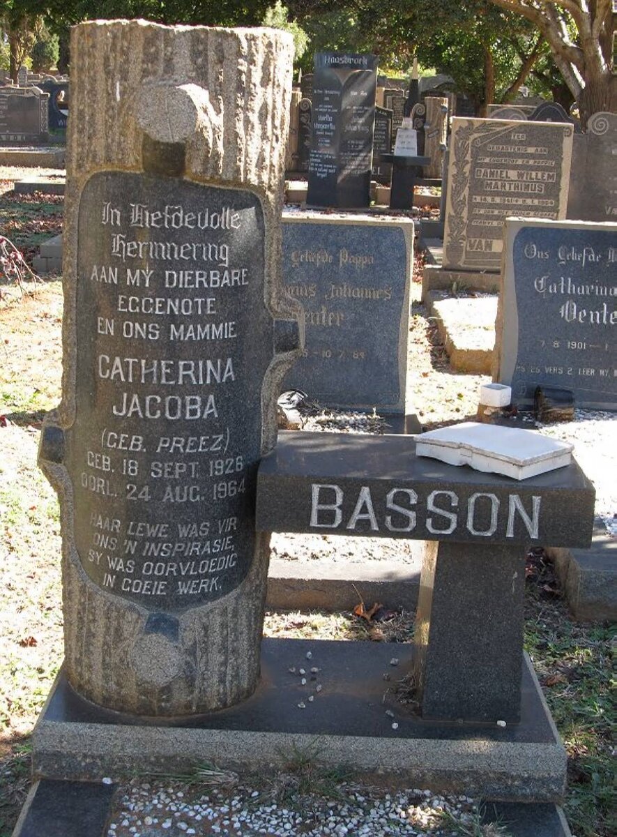 BASSON Catherina Jacoba nee PREEZ 1926-1964