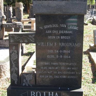 BOTHA Willem F. Kroukamp 1944-1964
