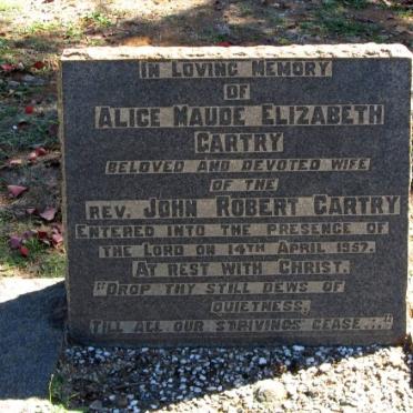 CARTRY Alice Maude Elizabeth -1957