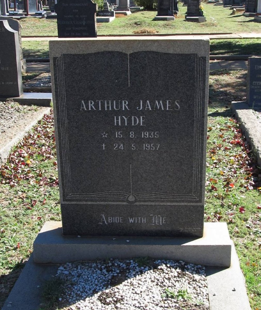 HYDE Arthur James 1935-1957