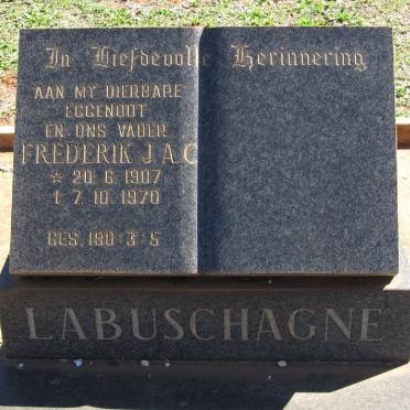 LABUSCHAGNE Frederik J.A.C. 1907-1970