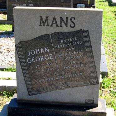 MANS John George 1955-1984