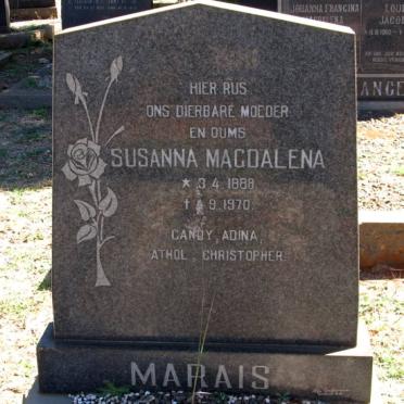 MARAIS Susanna Magdalena 1888-1970