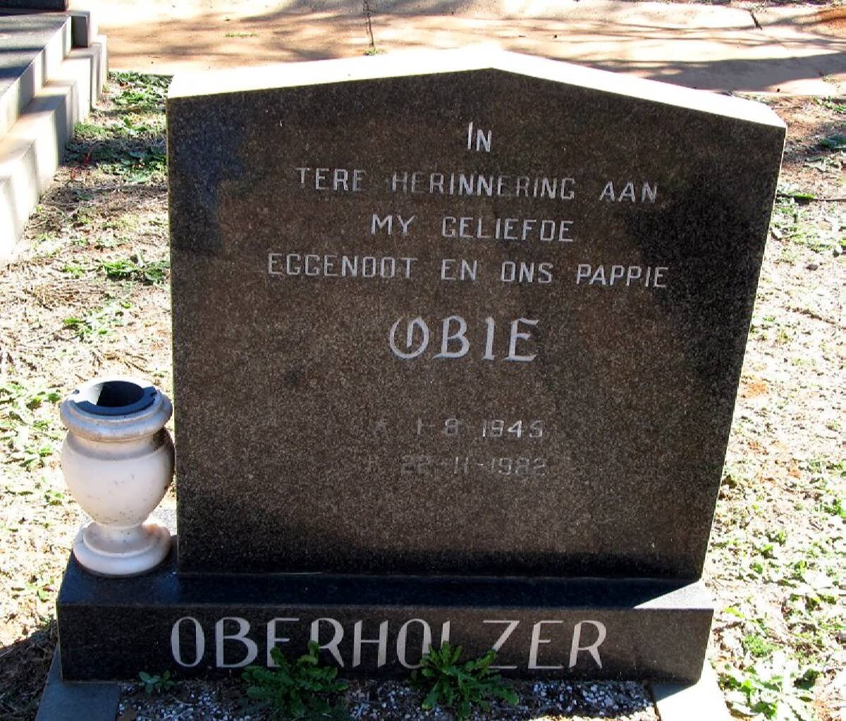 OBERHOLZER Obie 1945-1982