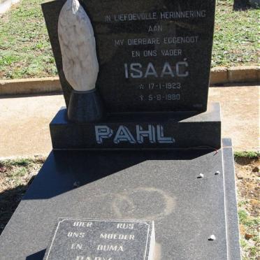 PHAL Isaac 1923-1980 &amp; Baby 1929-1996
