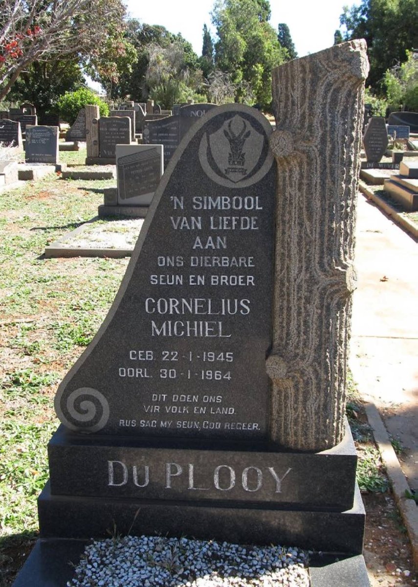 PLOOY Cornelius Michiel, du 1945-1964