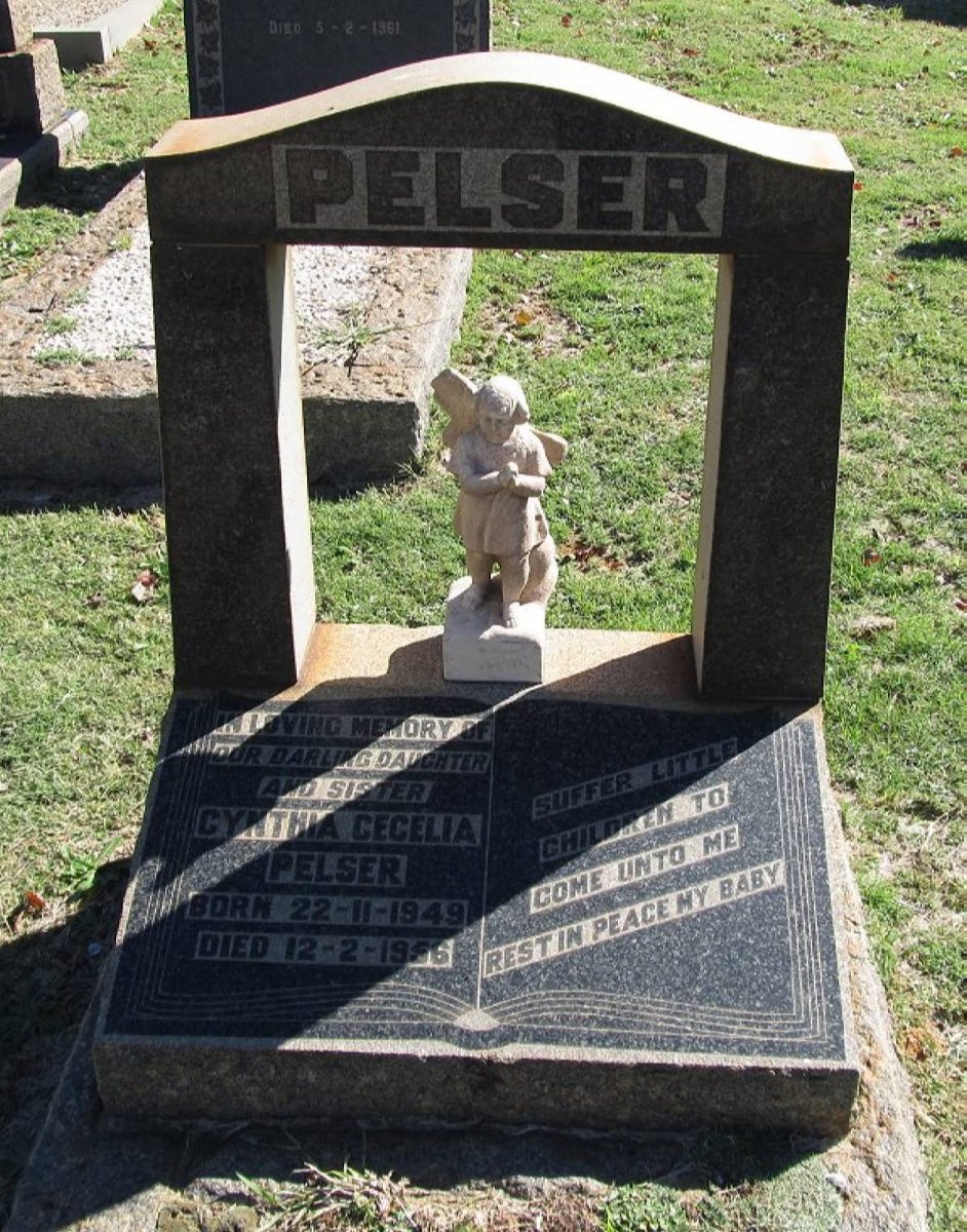 PELSER Cynthia Cecelia 1949-1956