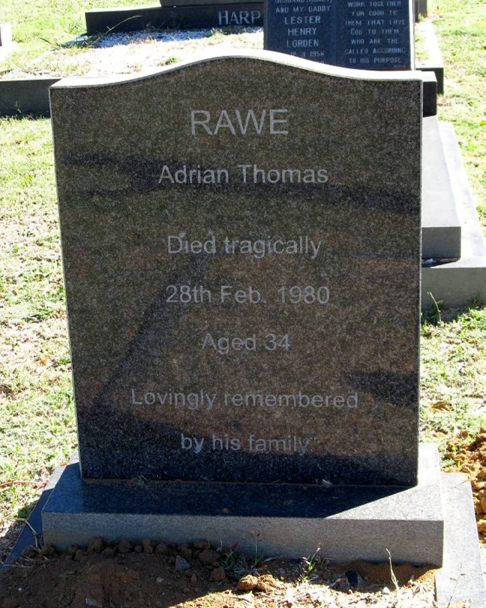 RAWE Adrian Thomas -1980