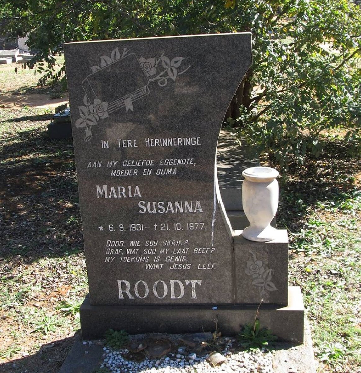 ROODT Maria Susanna 1931-1977