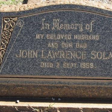 SOLAN John Lawrence -1959