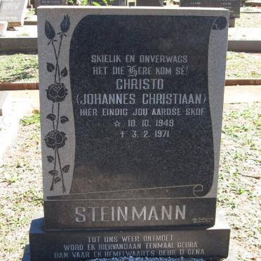 STEINMANN Johannes Christiaan 1949-1971