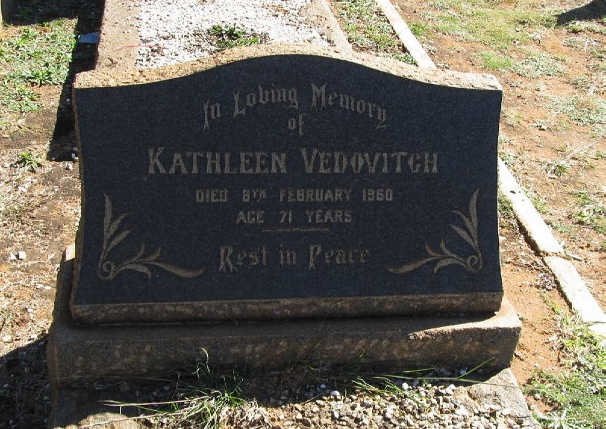 VEDOVITCH Kathleen -1960