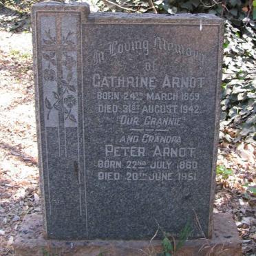 ARNOT Peter 1860-1951 &amp; Cathrine 1859-1942