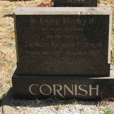 CORNISH Thomas Ricahrd -1973