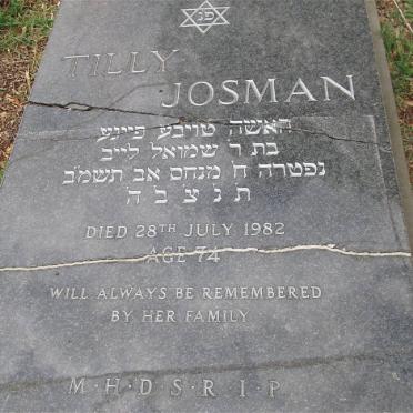 JOSMAN Tilly -1982