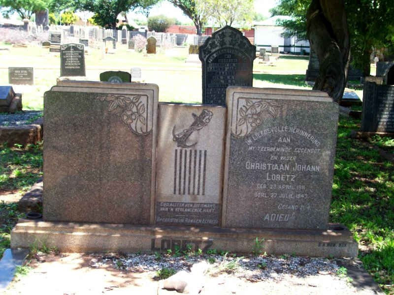 LORETZ Christiaan Johann 1911-1943