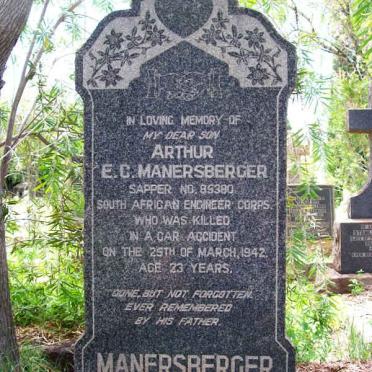 MANERSBERGER Arthur E.C. -1942