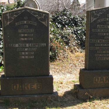 OAKES James 1872-1906 &amp; Mary Wilson ANDERSON 1873-1941 :: OAKES Babs :: OAKES James