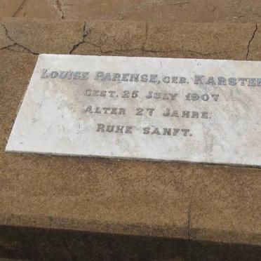 PARENSE Louise nee KARSTEN -1907