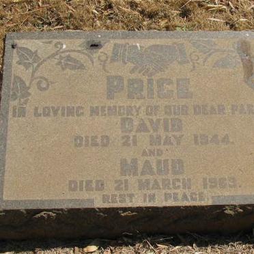 PRICE David -1944 &amp; Maud -1963