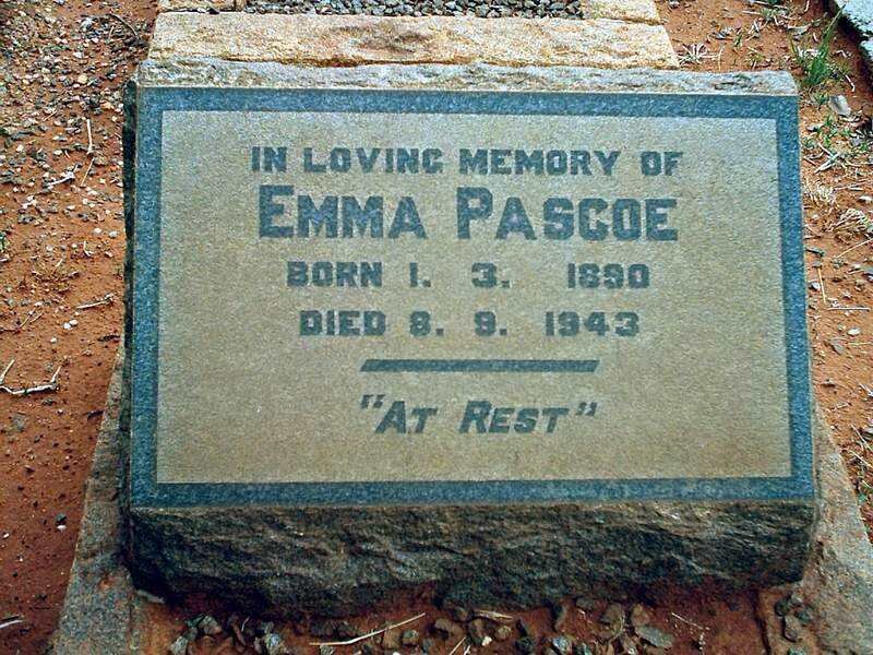 PASCOE Emma 1890-1943
