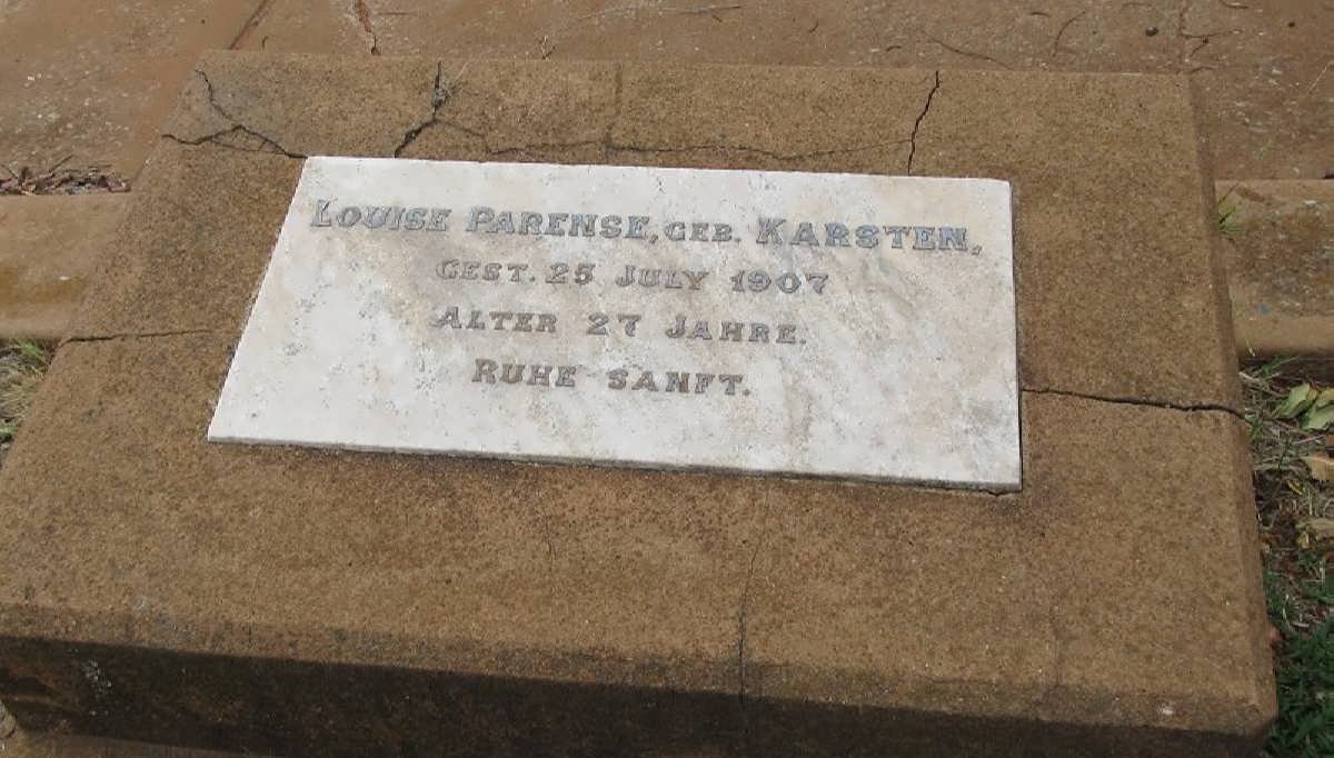 PARENSE Louise nee KARSTEN -1907