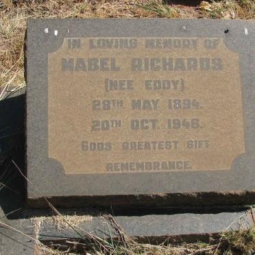 RICHARDS Mabel nee EDDY 1894-1946