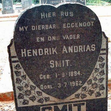 SMIT Hendrik Andrias 1894-1962