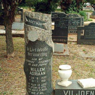 VILJOEN Willem Adriaan 1932-1961