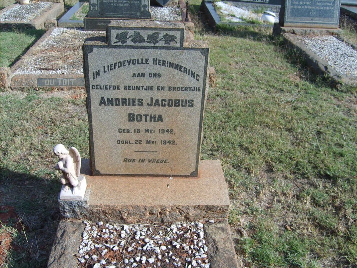 BOTHA Andries Jacobus 1942-1942