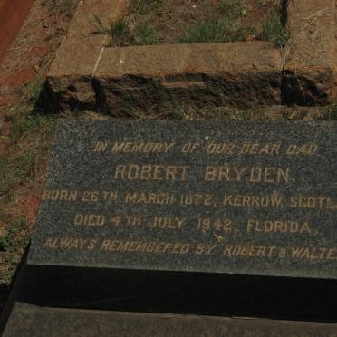 BRYDEN Robert 1872-1942