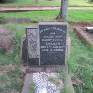 BINGHAM Barry Ernest -1947