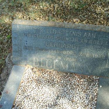 BEGEMANN Gerhardt 1949-1949