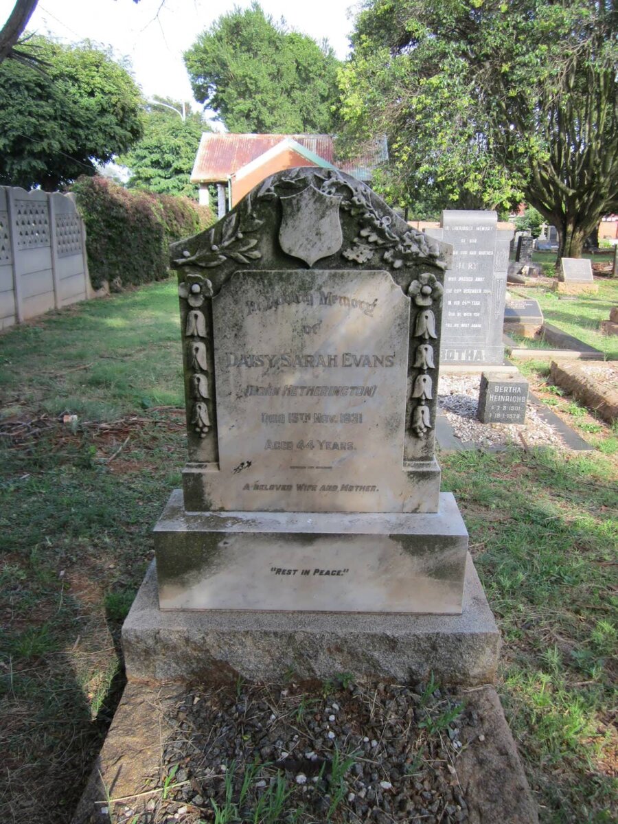 EVANS Daisy Sarah -1931 