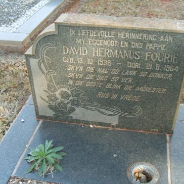 FOURIE David Hermanus 1938-1964