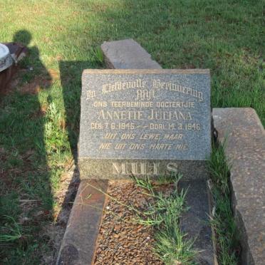 MILLS Annette Juliana 1945-1946