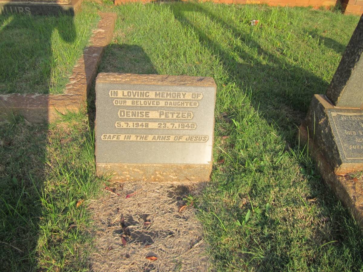 PETZER Denise 1948-1948