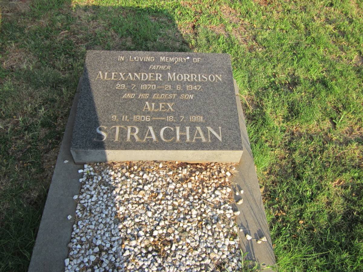 STRACHAN Alexander Morrison 1870-1947 :: STRACHAN Alex 1906-1981