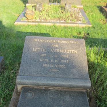 VERMOOTEN Japie 1898-1957 &amp; Lettie 1906-1948