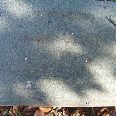 WEBB Joyce Aldyth 1897-1981