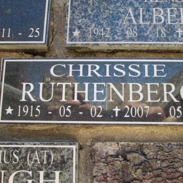 RÜTHENBERG Chrissie 1915-2007