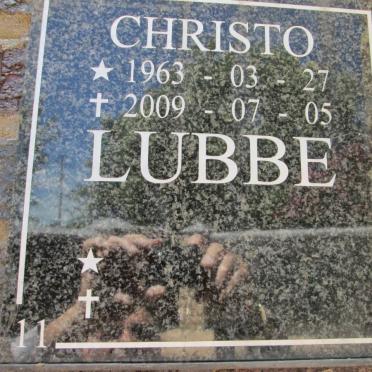 LUBBE Christo 1963-2009