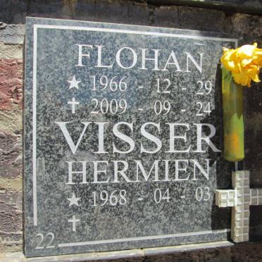 VISSER Flohan 1966-2009 &amp; Hermien 1968-