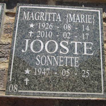 JOOSTE Magritta 1926-1010 :: JOOSTE Sonnette 1947-